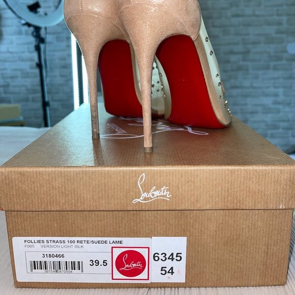 🚫SOLD🚫Christian Louboutin Follies Strass Heels - Picture 6 of 7